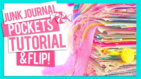 Making Junk Journal Pockets 3 5 Minute Pockets And A Flip Youtube