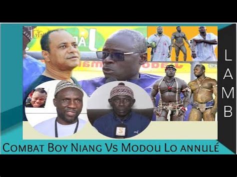 Combat Modou Lo Boy Niang annulé Ama Balde ak Modou Lo nioy ndieukeu