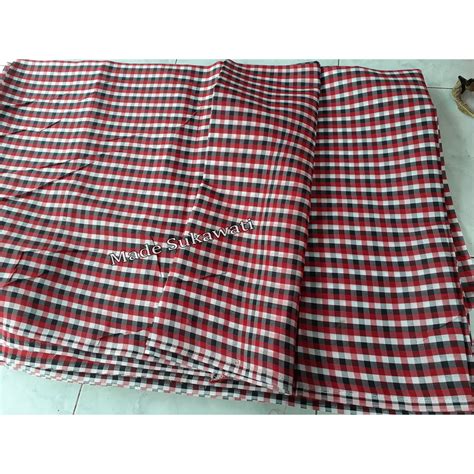 Jual Kain Poleng Kotak Catur Bali Lebar 140cm Harga Per Meter Shopee