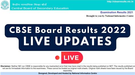 Cbse 10th Result 2022 Declared Live Cbse X Result 2022 Declared