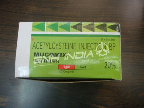 BUY Acetylcysteine Mucomix 200mg Ml By Samarth Life Science Pvt Ltd