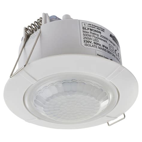 Timeguard Flush Mounted 360 PIR Sensor White ElectricalDirect