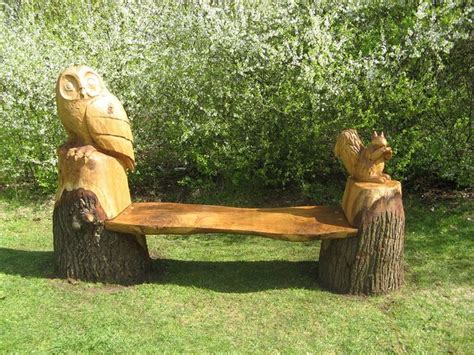 Creative Ideas - Stunning Tree Trunk Garden Furniture | iCreativeIdeas.com