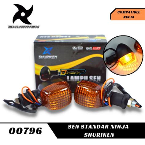 Jual Lampu Sen Standar Ninja Shuriken Sein Black Ninja R Cb R Dll