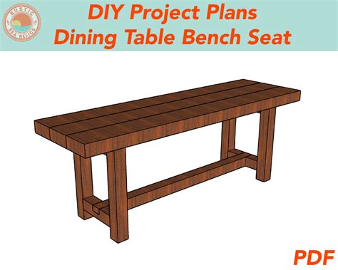 DIY Rustic Bench for Table - Spruc*d Market