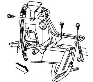 Chevy Trailblazer Power Steering Lines Diagram