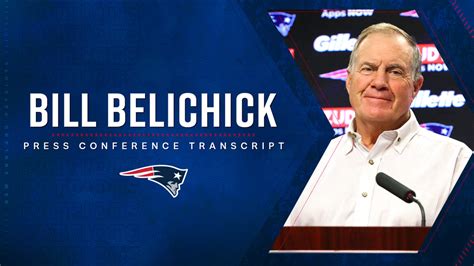 Transcript: Bill Belichick Press Conference 12/20