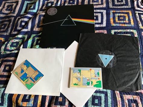 Pink Floyd Dark Side Of The Moon Solid Blue 1st Rare A2 B2 Great Copy Ex Lp