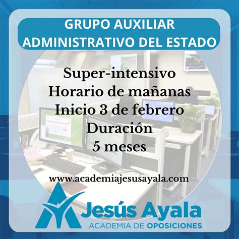 Academia Jesús Ayala on Twitter GRUPO AUXILIAR ESTADO INTENSIVO Hemos