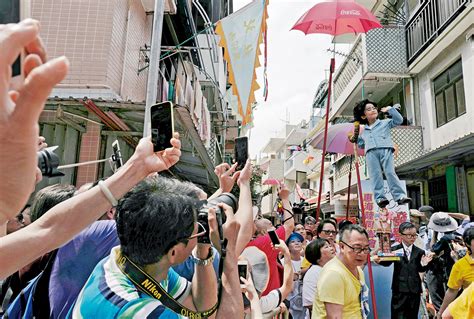 長洲太平清醮遇高溫 飄色巡遊熱情不減 澳門力報官網