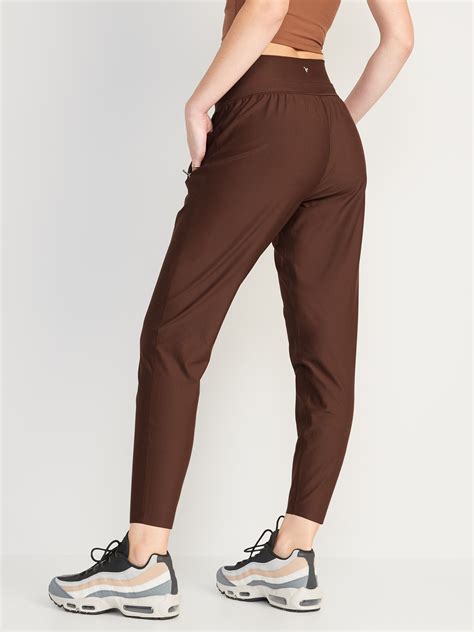 High Waisted Powersoft Zip Jogger Pants For Women Old Navy In 2022