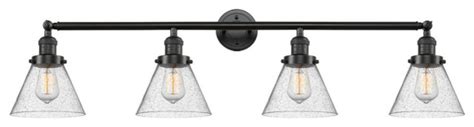 Innovations Large Cone Light Bathroom Fixture Oiled Rubbed Bronze