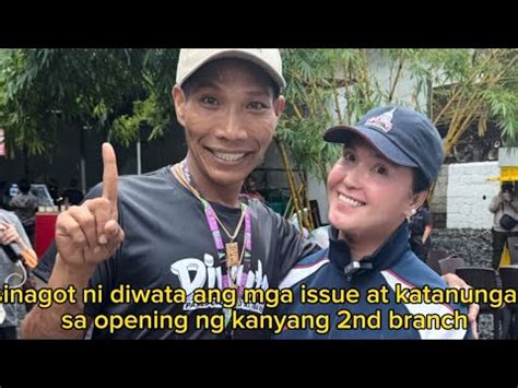 Sinagot Ni Diwata Ang Mga Issue At Katanungan Sa Kanya Sa Opening Ng