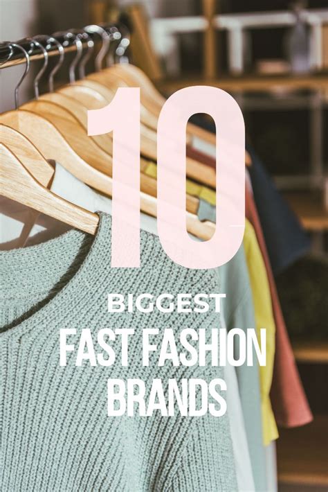 10 Biggest Fast Fashion Brands | Fast fashion brands, Fashion branding ...