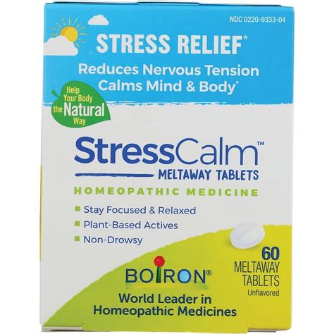 Boiron Stresscalm Tablets Homeopathic Medicine For Stress Relief