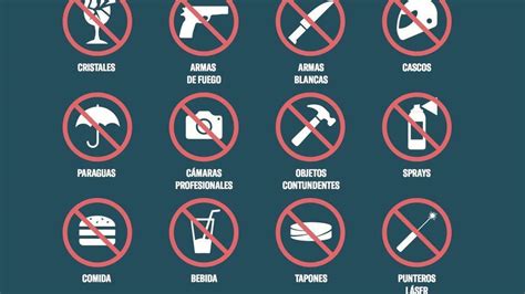 Ni Paraguas Ni Comida Esta Es La Lista De Objetos Prohibidos Para El