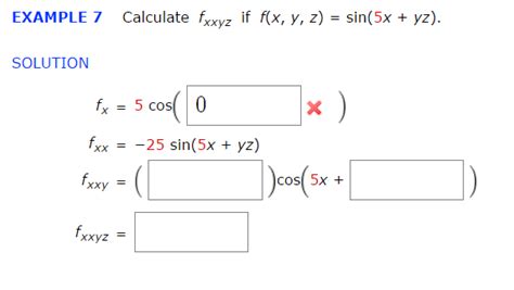 Solved Calculate F Xxyz If F X Y Z Sin 5x Yz F X Chegg