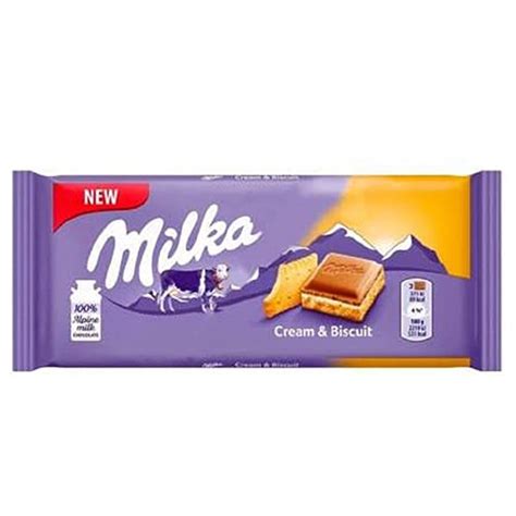 Milka Cream Biscuit Milk Chocolate 100 G Amazon In Grocery