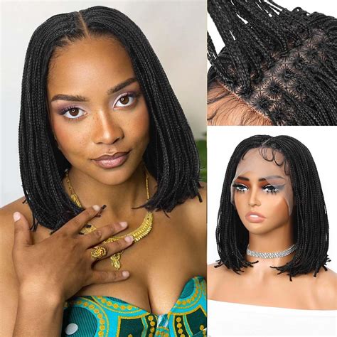 Amazon Lady Hanne Short Dreadlock Wig Short Afro Curly Braided