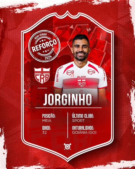 Crb Anuncia Contrata O Do Meia Jorginho Ex Sport Futebol Ge