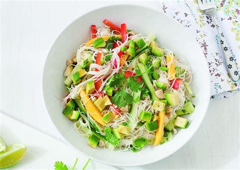 Thai Rice Noodle Salad with Coconut Lime Dressing - Evoke Acupuncture