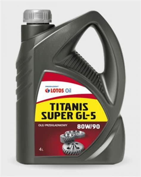 Gear Oil Titanis Api Gl Sae W L Lotos Oil Mineral