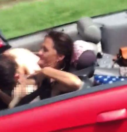 Wonders As Women Driving On Highway Go Naked And Perform Sexual Acts On Each Other To Entertain