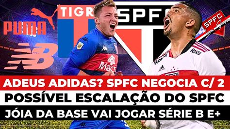 Tigre X Spfc Escala O E An Lise Adeus Adidas Jogador Saindo Do