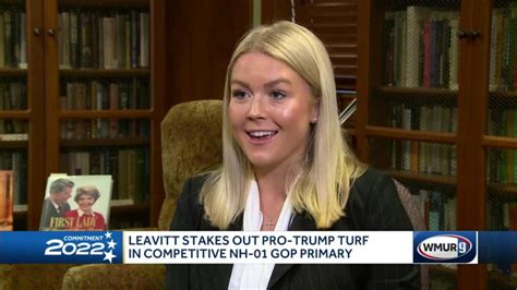 Karoline Leavitt stakes out pro-Trump turf in competitive Republican ...