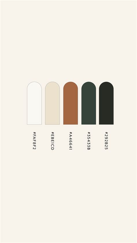 Colour palette of the day! Modern minimal neutral colour palette ...