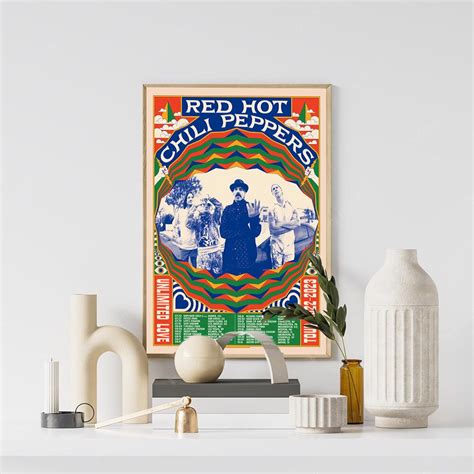 Red Hot Chili Peppers Unlimited Love Tour Poster Sold By Arianna Huffington SKU