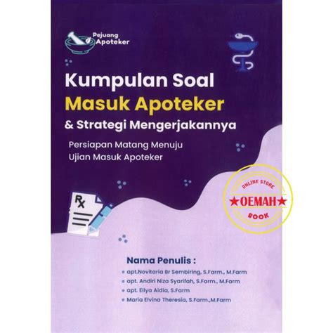 Jual Kumpulan Soal Masuk Apoteker Shopee Indonesia