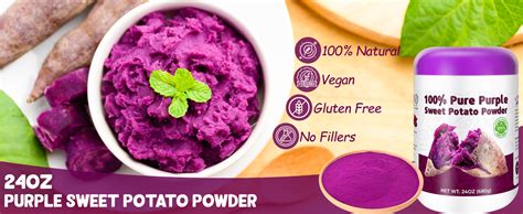 amazoncom purple sweet potato powder oz  natural food