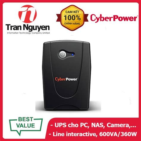 Bộ Lưu điện Cyberpower Value600e 600va 360w Chính Hãng Shopee Việt Nam