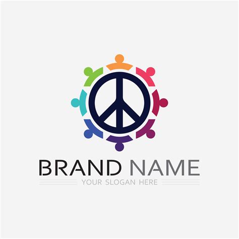 peace logo and design vector illustration concept design 35044855 Vector Art at Vecteezy