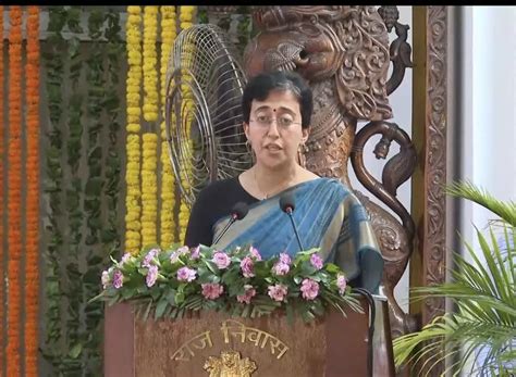 Atishi Takes Oath As New Delhi CM Five Ministers Also Sworn In