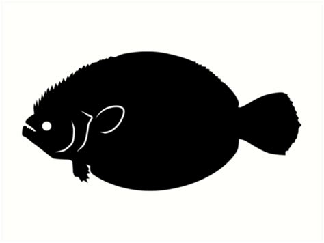 Flounder Silhouette at GetDrawings | Free download