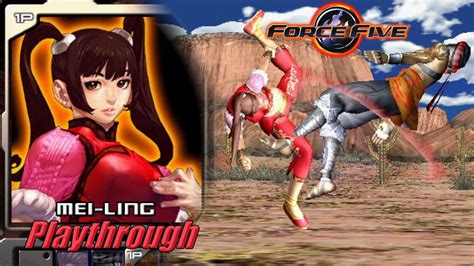 Force Five Unreleased Dreamcast Conversion Mei Ling Playthrough