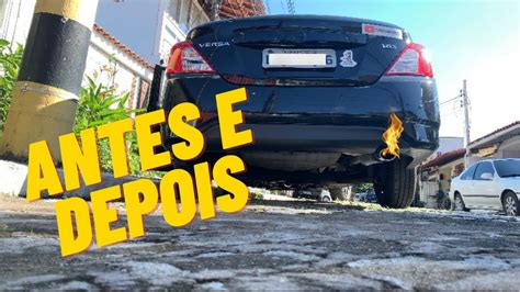 NISSAN VERSA 1 6 ABAFADOR ESPORTIVO COMPARATIVO YouTube