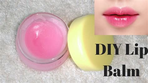 How To Make Lip Balm At Home For Pink And Moisturized Lips Easy And Simple Diy Youtube