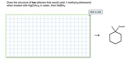 Solved Draw The Structure Of Two Alkenes That Would Yield Chegg