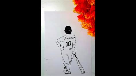 How To Draw Sachin Tendulkar Sachin Tendulkar Portrait Drawing YouTube