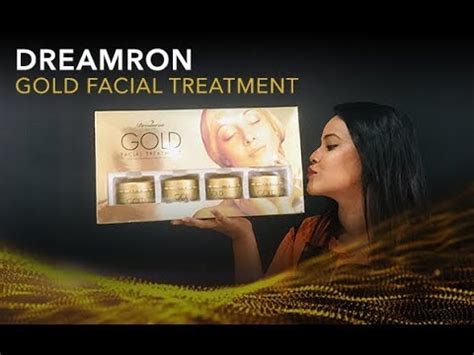 MARKET එක TRENDING ම PRODUCT එක DREAMRON GOLD FACIAL TREATMENT එක