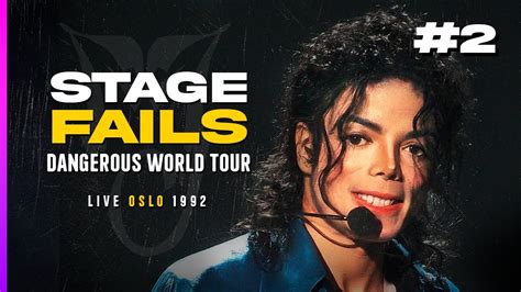 Michael Jackson Stage Fails 2 Live In Oslo 1992 Dangerous World