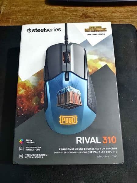 Steelseries Rival Pubg Edition Gaming Mouse Computer Components