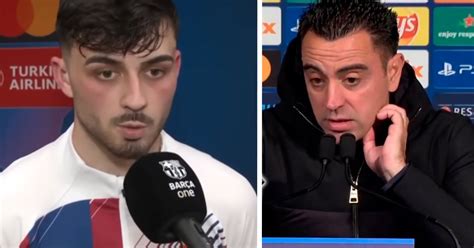 Pedri envoie un message fort à Xavi après le match contre le PSG