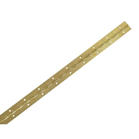 Everbilt 72 Inch X 1 14 Inch Brass Continuous Hinge 1 Pc The Home Depot Canada