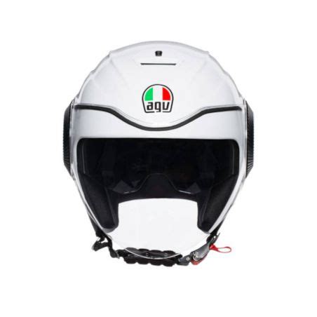 Casque AGV Orbyt Blanc Perle Modification Motorcycles