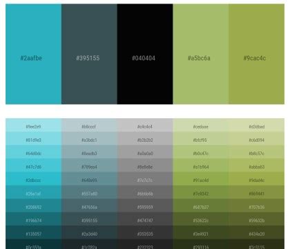 42 Green Color Schemes | Curated collection of Color Palettes