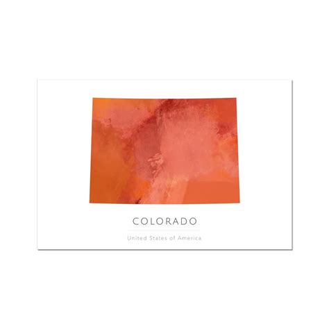 Colorado Fine Art Print Mapelio